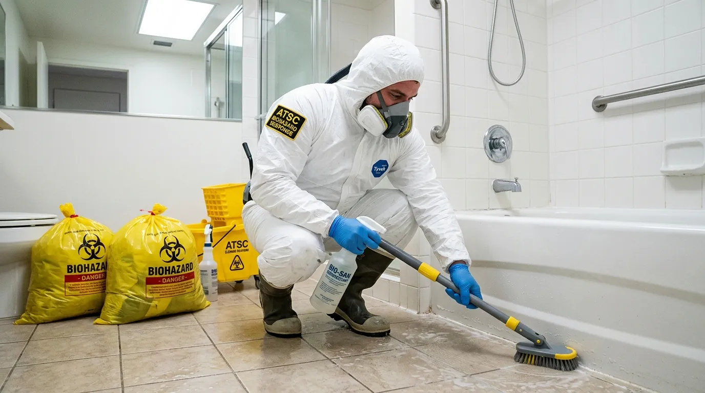 Decontamination equipment deployed for Blood Cleanup in Punta Gorda Isles